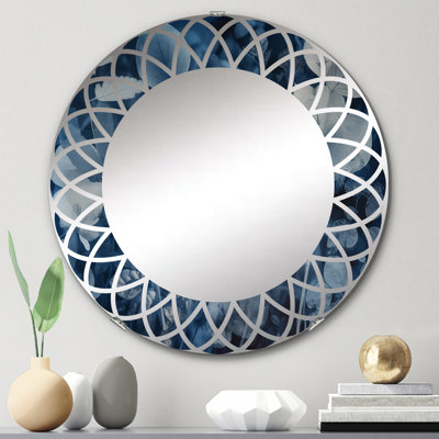 Morrigna - Miroir mural moderne rond