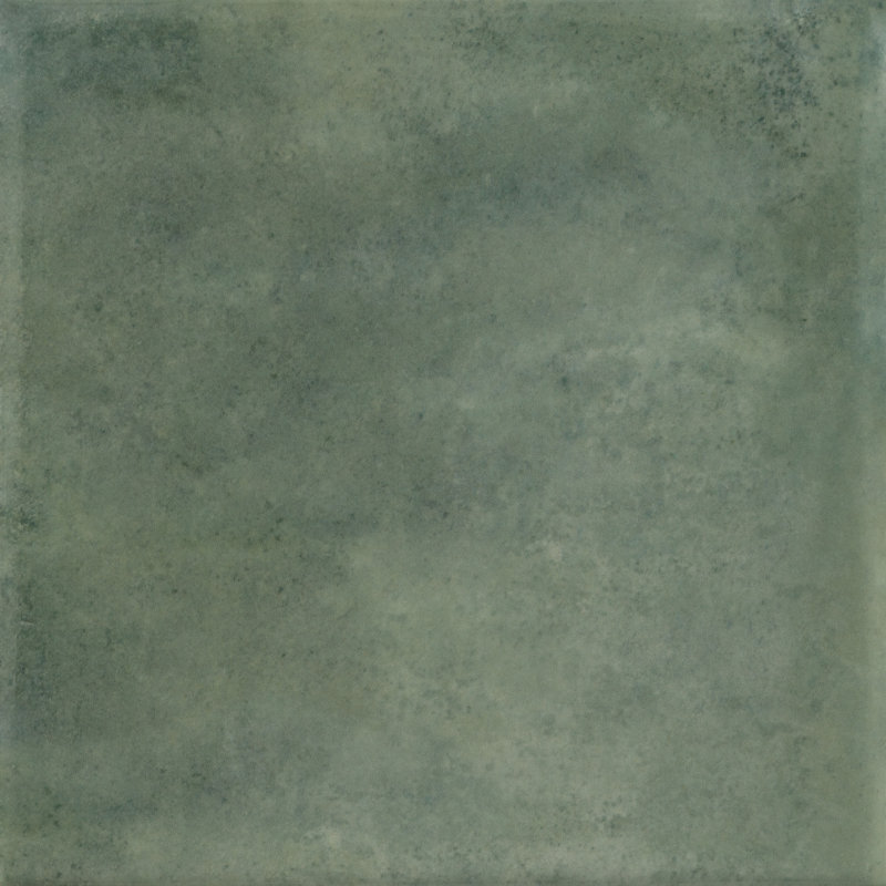 Ceramic Stone Look TIle 6" x 6", Green