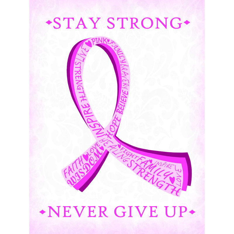 Breast Cancer Type - impression sur toile tendue, L 12 po x H 16 po