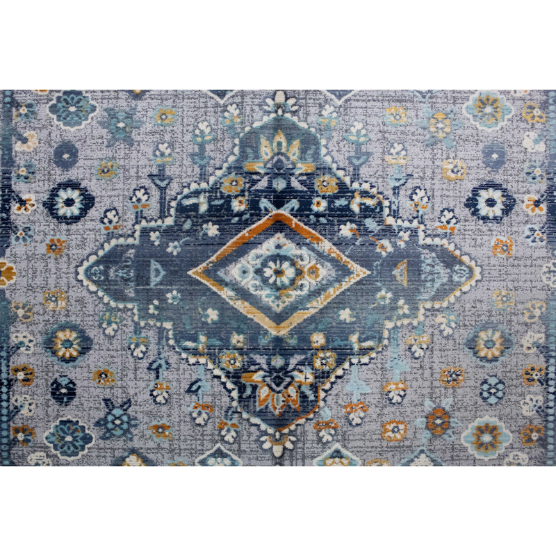 Mosely Oriental Indoor Rug, Rectangle 3'11" x 5'9"