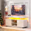 Console multimédia moderne 47,2 / 55,1 po avec prise et lumière DEL RVB, meuble télé pour téléviseur de 65/55 po ou moins-2049238107-2050481650