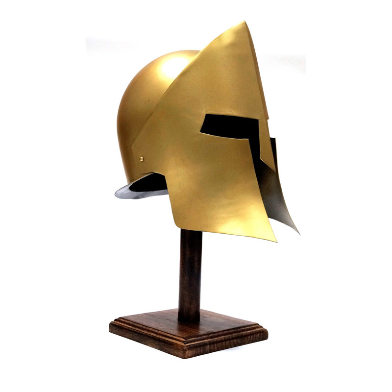 Sculpture 300 casques spartiates