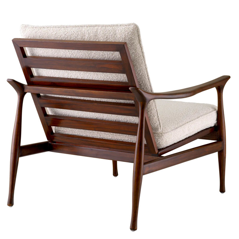 Manzo Armchair, Brown, Brown