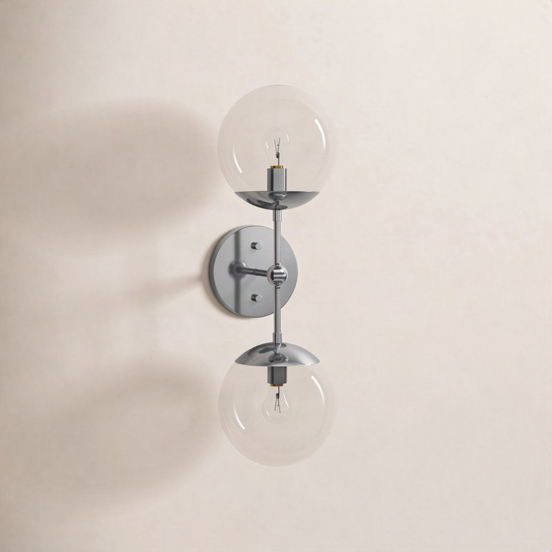Barnhill Armed Sconce, Brushed Nickel