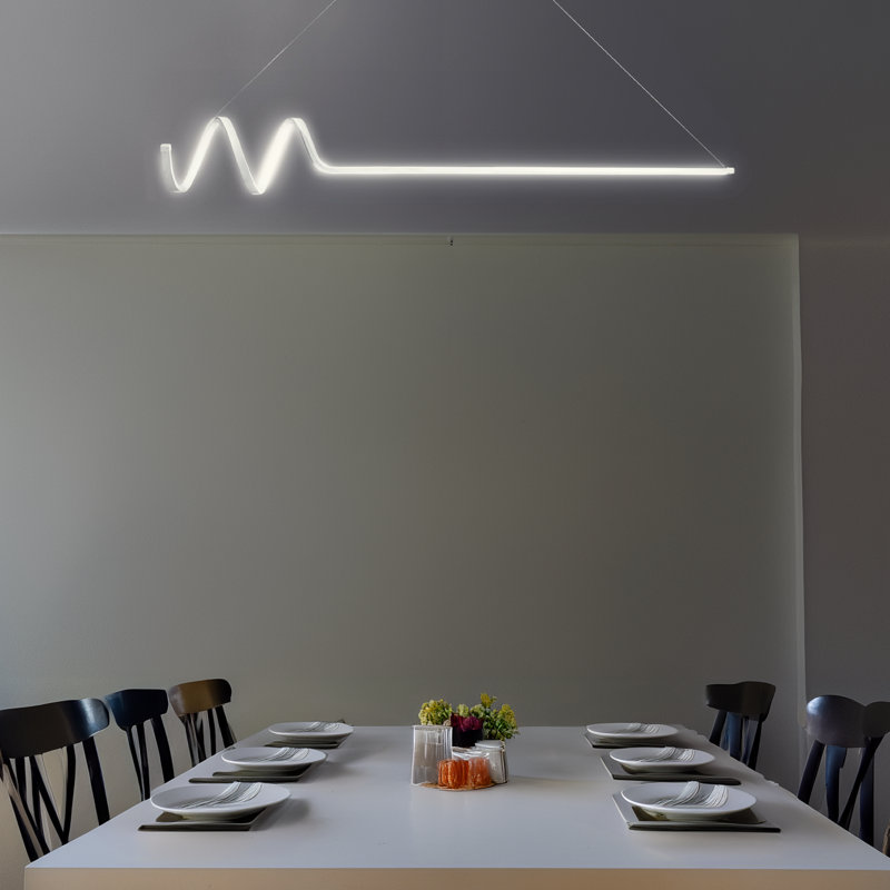 Nonka LED Chandelier, Black