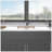 Durable Black Granite Composite Workstation Sink with Accessories, Perfect for Modern Kitchens and Easy Maintenance.-116521215
