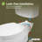 HOROW 1.28 GPF Round Chair Height Floor Mounted Two-Piece Toilet (Seat Included)