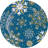 Creative Converting Whimsical Winter Christmas Dinner Paper Plates and Napkins Set, Serves 16