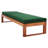 Faunce Outdoor Eucalyptus Wood Chaise Lounge , Cushion Included-1012308497-1020537002