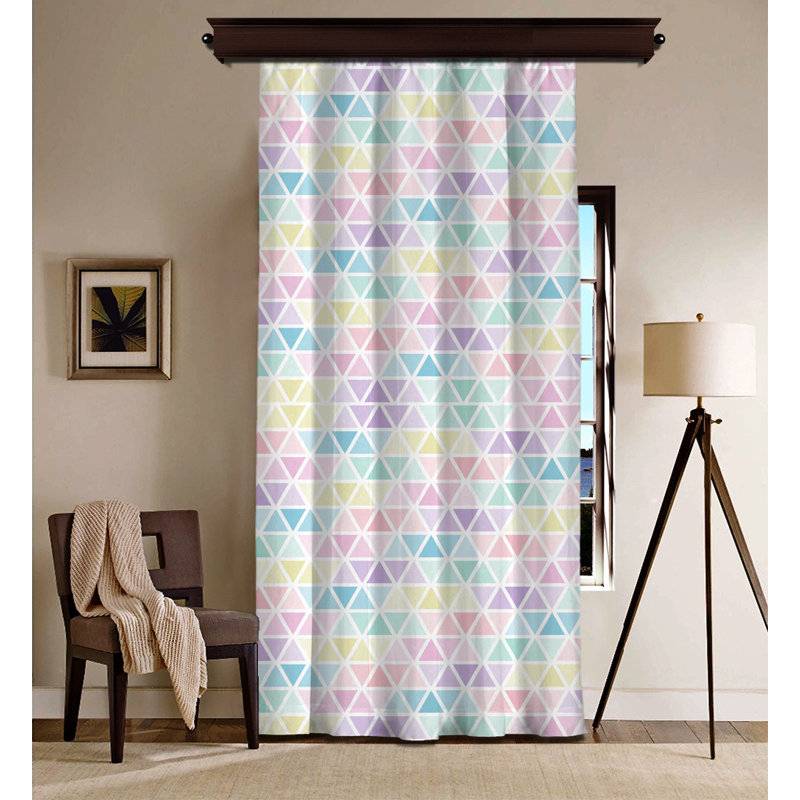 Rideau en polyester Proxima, Multicolore