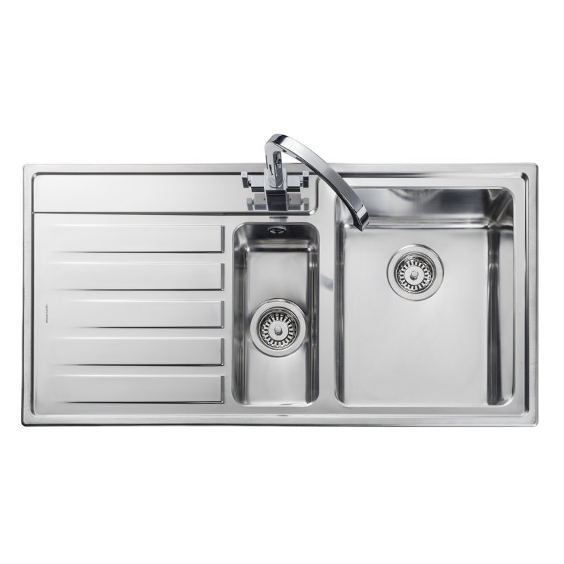 Rockford 1.5 Bowl Inset Kitchen Sink, Left
