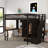 Gunjan Loft Bed with Bookshelf,Drawers,Desk,and Wardrobe-1069354026-1069354020