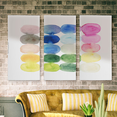 A Premium 'Colour Melt II' Print Multi-Piece Image on Canvas