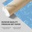 Astronomie et espace, soleil céleste et lune, impression d'art bohémien sans cadre-331391644