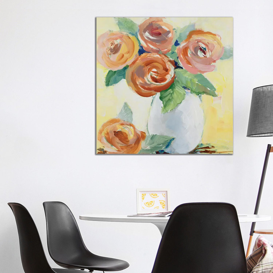 Sunny Blooms by Lanie Loreth - Wrapped Canvas Gallery-Wrapped Canvas GiclÃ©e