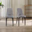Ensemble de 2 chaises parsons rembourrées en cuir Pu-735788579