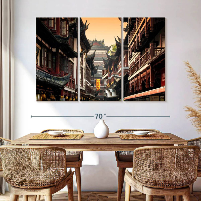 Architecture de Sebbie dans le jardin Yuyuan, H 24 po x l 38 po