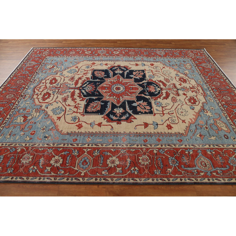 One-of-a-Kind 8' X 9'9" New Age Wool Area Rug in