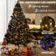 Sapin de Noël 7,5 pi noir