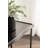 Mazure Narrow Side Table with Hammered Metal Tabletop-1839978091