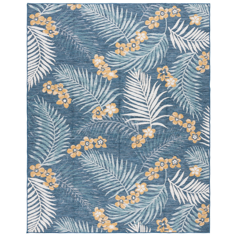 Edouard Sunrise Performance Floral Indoor/Outdoor Area Rug, Rectangle 8' x 10'