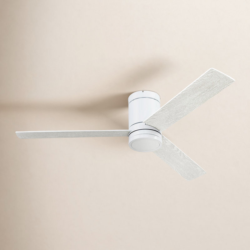 Espy 52" Ceiling Fan with LED Lights & Remote, Bright White