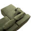 Canapé modulaire rembourré en velours côtelé 94,5 po, canapé et méridienne en mousse compressée sans os avec 2 coussins et poches latérales - aucun assemblage requis-2019067888-2019067889