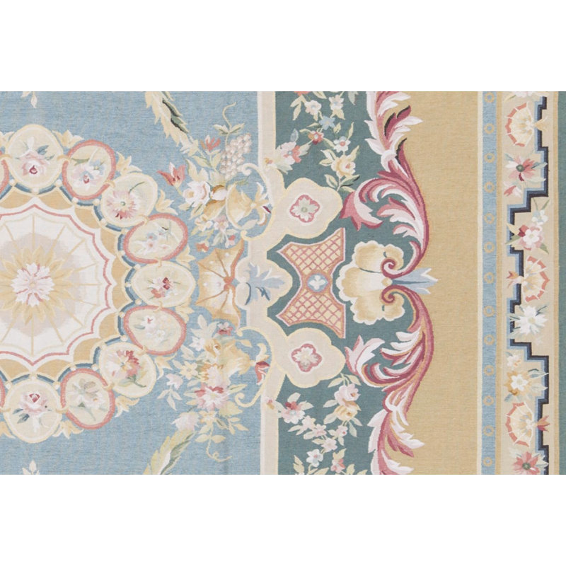 Aubusson Renaissance Wool Oriental Area Rug