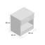 Brylene 45cm W Manufactured Wood Bedside Table-10405591