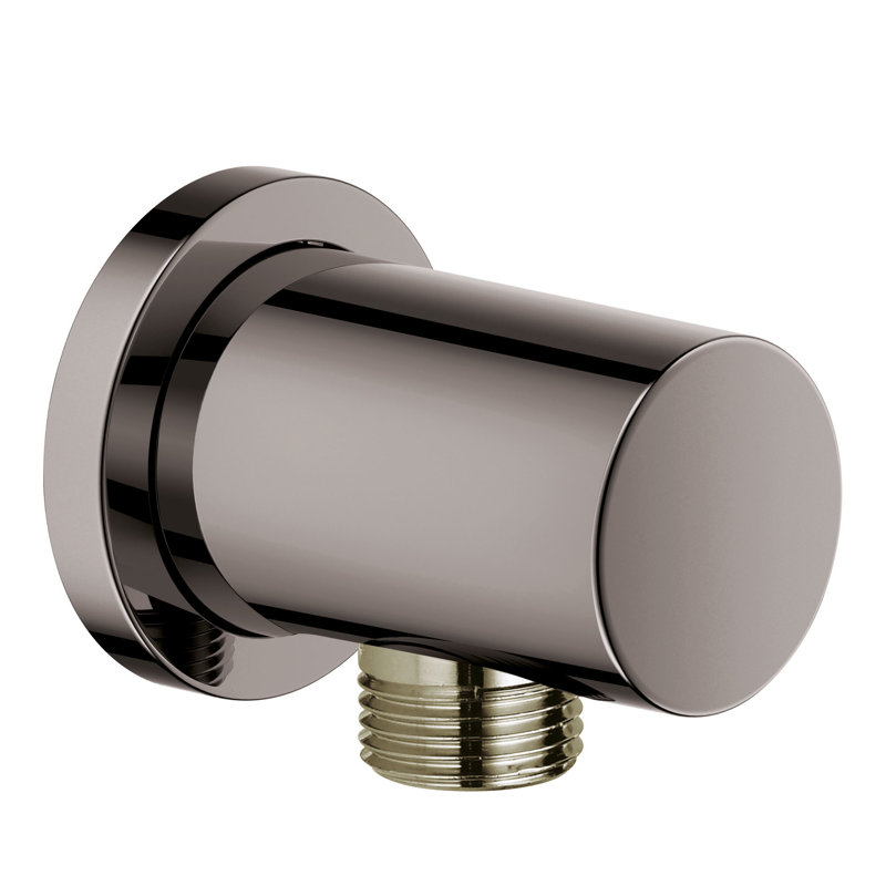 Rainshower 1/2-Inch Handheld Shower Wall Union, Graphite