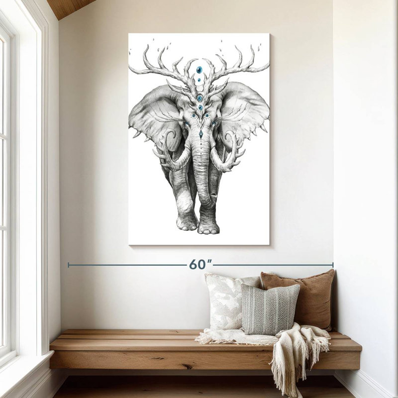 Brampt Elephant Soul, 48" H x 32" W