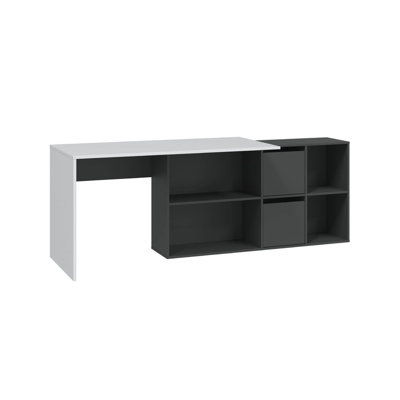 Cormach L-Shaped Writing Desk