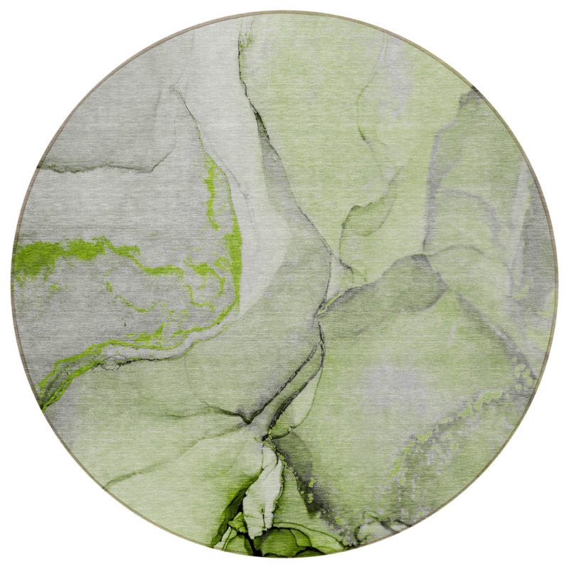 Tapis extérieur rond rond 8 po