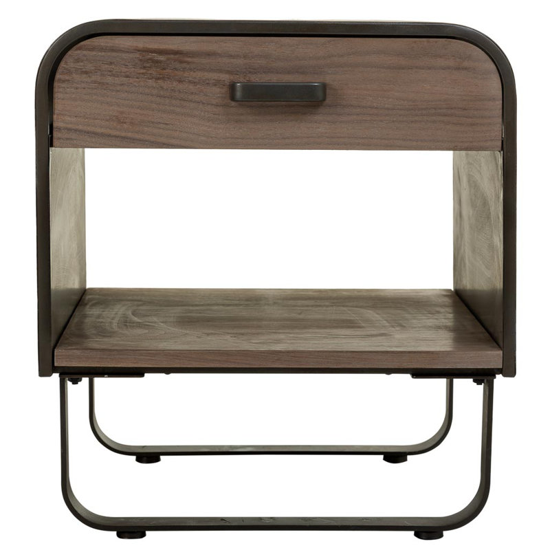 Nafissa 50cm W Manufactured Wood Bedside Table