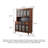 55-inch Solid Ash Wood Standard Pantry Cabinet