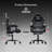 PU Leather Adjustable Gaming Chair, Ergonomic Desk Computer Chair with Headrest, Footrest and Lumbar Support-50490351