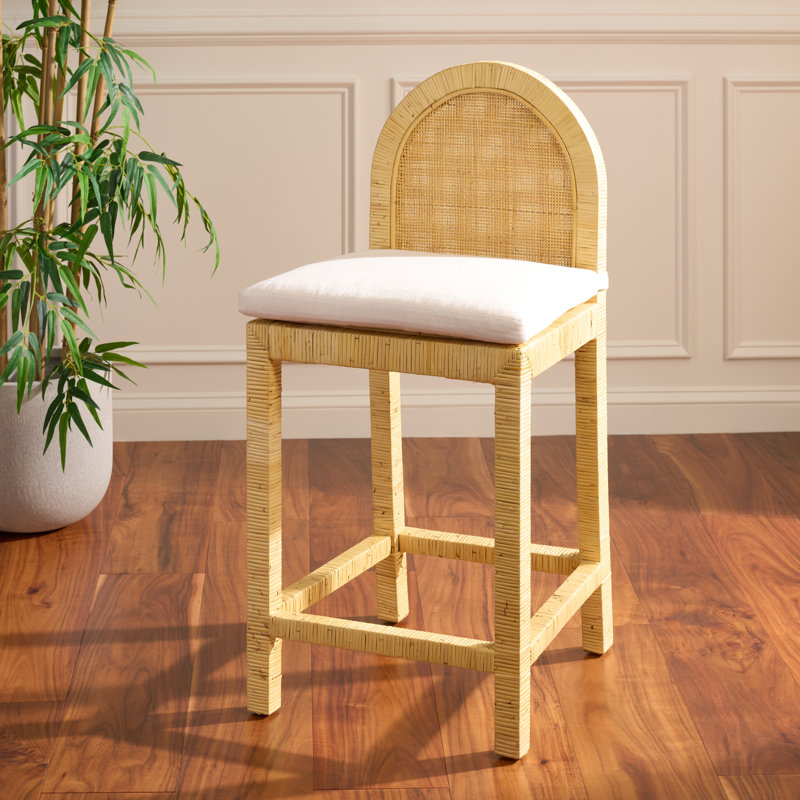 Tabouret de bar Cornall Cane, Très grand (siège d'une hauteur de 43 po)