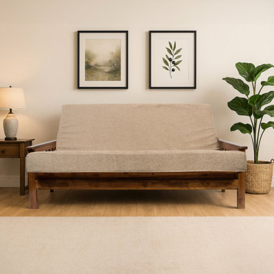Matelas de futon pleine grandeur en mousse viscoélastique, fermeture à glissière robuste, pliable pour les petits espaces de vie, fermeture à glissière durable