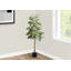 52'' Faux Rubber Tree Plant in Polyethylene (Pe) Pot