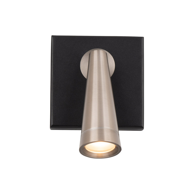 Harleigh LED Spotlight, Black / Brushed Nickel