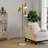 Crevan 62" H Metal and Marble 3-Light Tree Floor Lamp-1425435535