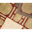 Hand Knotted Wool Area Rug in Red