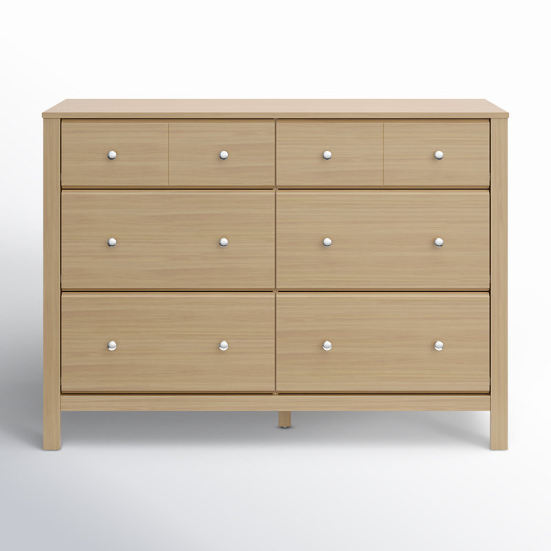 Commode double 6 tiroirs Horizon, Bois flotté