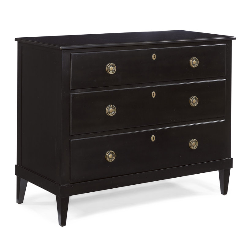 3 - Drawer Dresser, Black