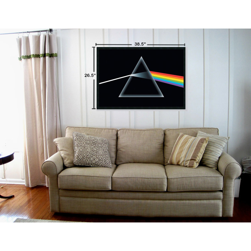 «Pink Floyd - Dark Side of the Moon, Prism», impression encadrée