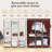 Wardrobe Closet Storage with 3 Hanging Rods, Portable Closet Organizers and Storage, Clothes Rack Shelf Garment Cabinet, Tool Free Assembly-299868656