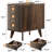 End Table with Drawers and Charging Station ( Set Of 2 )-31613319