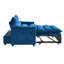 Lit escamotable 3 en 1 multifonctionnel en velours-1420992197