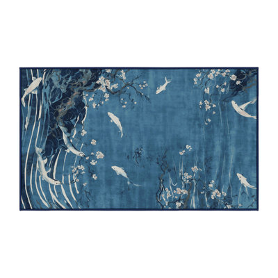 Machine Washable Gray Area Rug