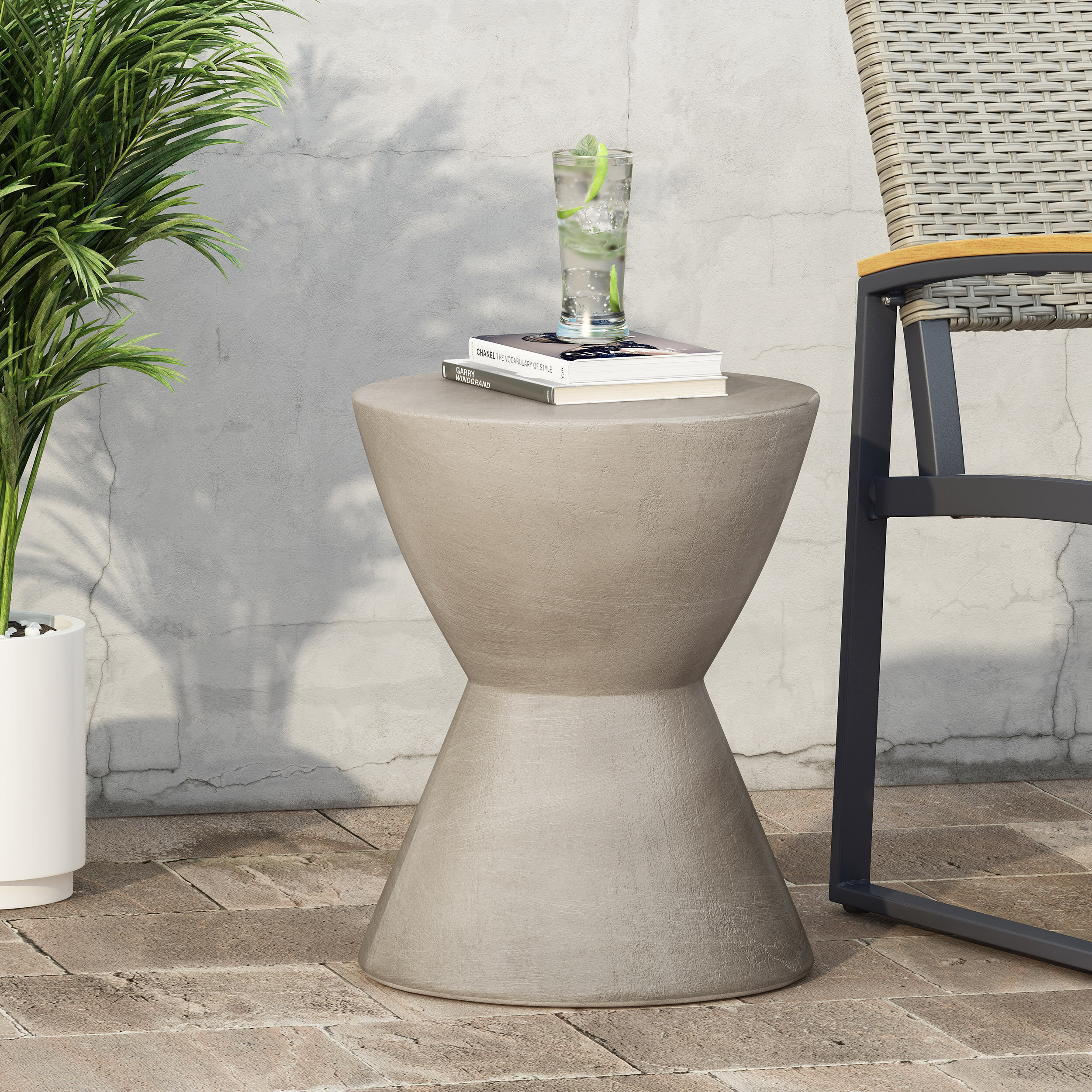 17 Stories Northrup Concrete Side Table & Reviews | Wayfair